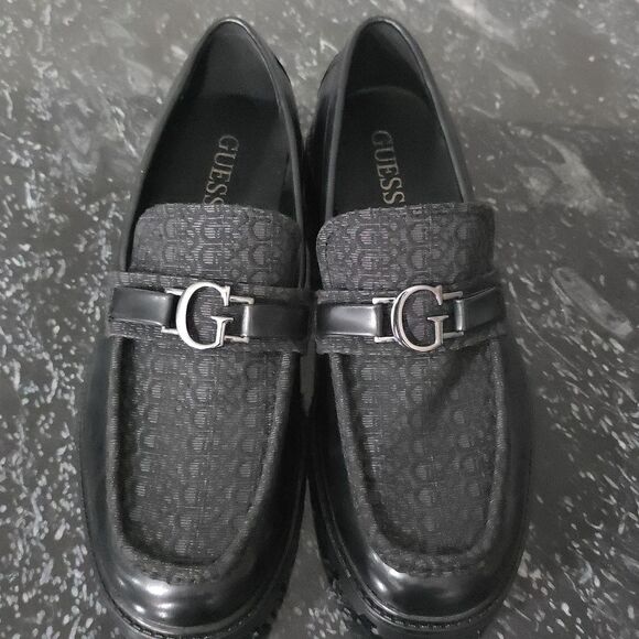 BRAND NEW GUESS MEN'S DRUU BRANDED LUG SOLE DRESS LOAFERS - Picture 3 of 16